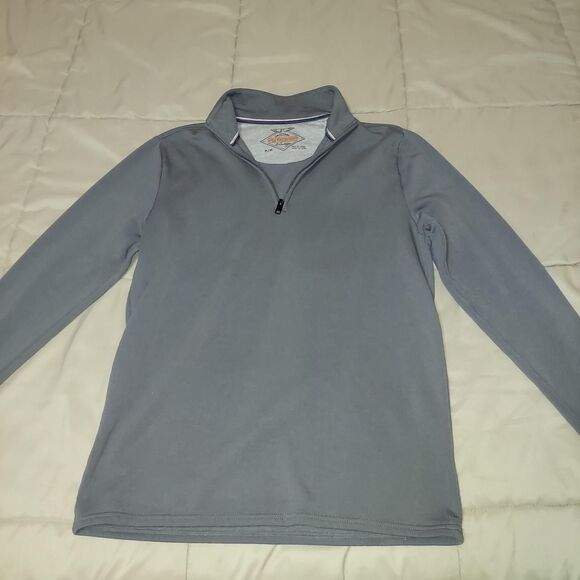 Weatherproof Men's Grey and Silver Sweatshirt 3/4 zip Size Medium - Picture 4 of 5